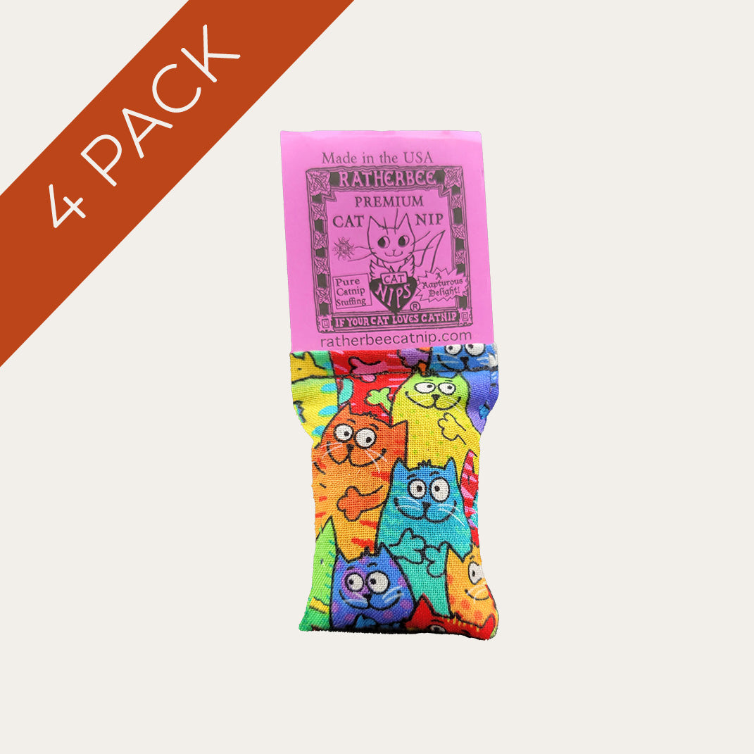 Ratherbee Organic Catnip Pouch, Cat Toys