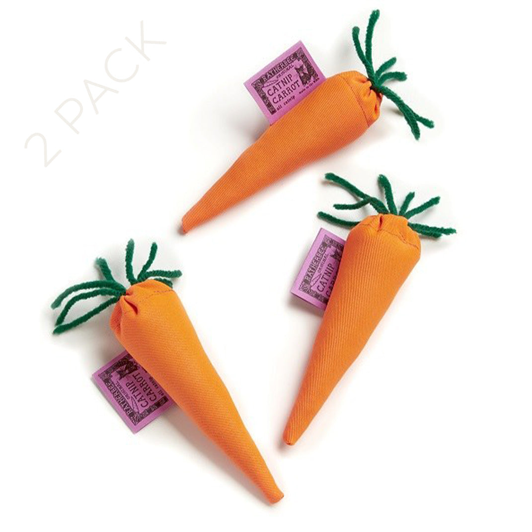 Ratherbee's Organic Catnip Carrot Cat Toy