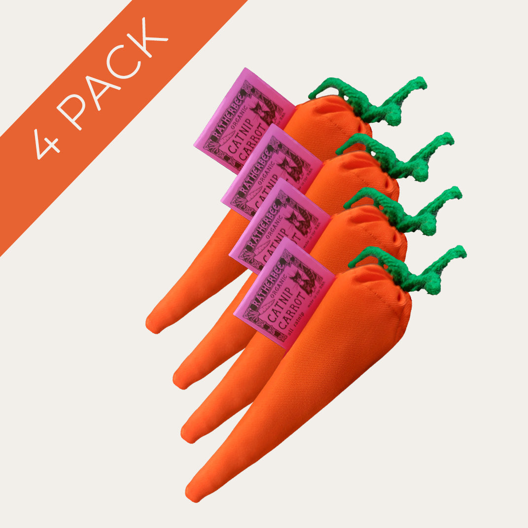 Ratherbee's Organic Catnip Carrot Cat Toy
