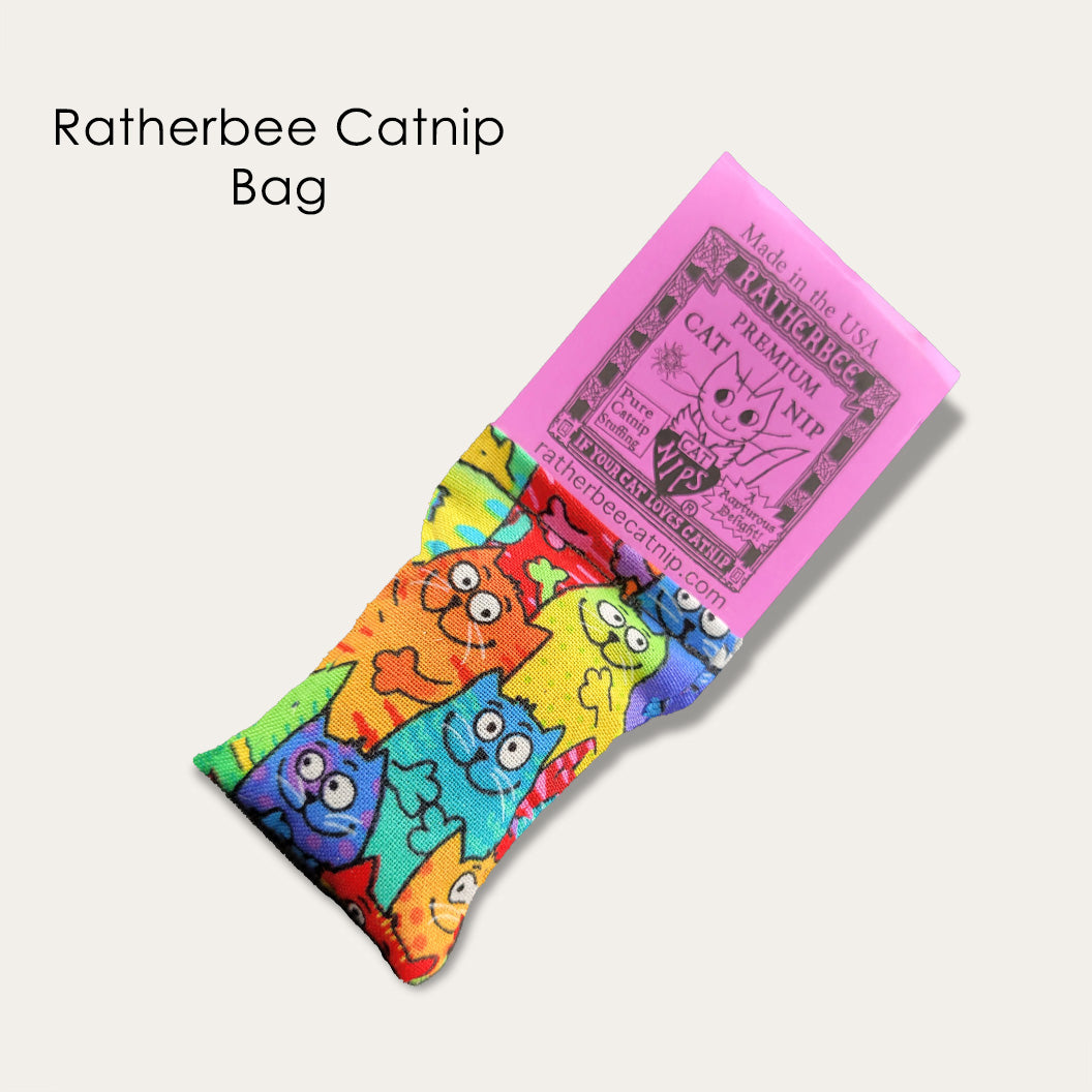 Ratherbee Organic Catnip Pouch, Cat Toys