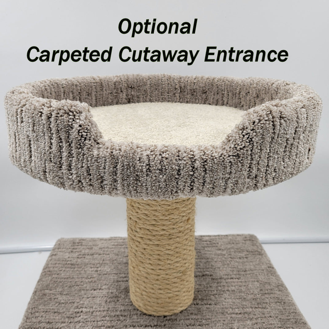 8x18x5 Crow's Nest - Rounded Platform with Sidewalls