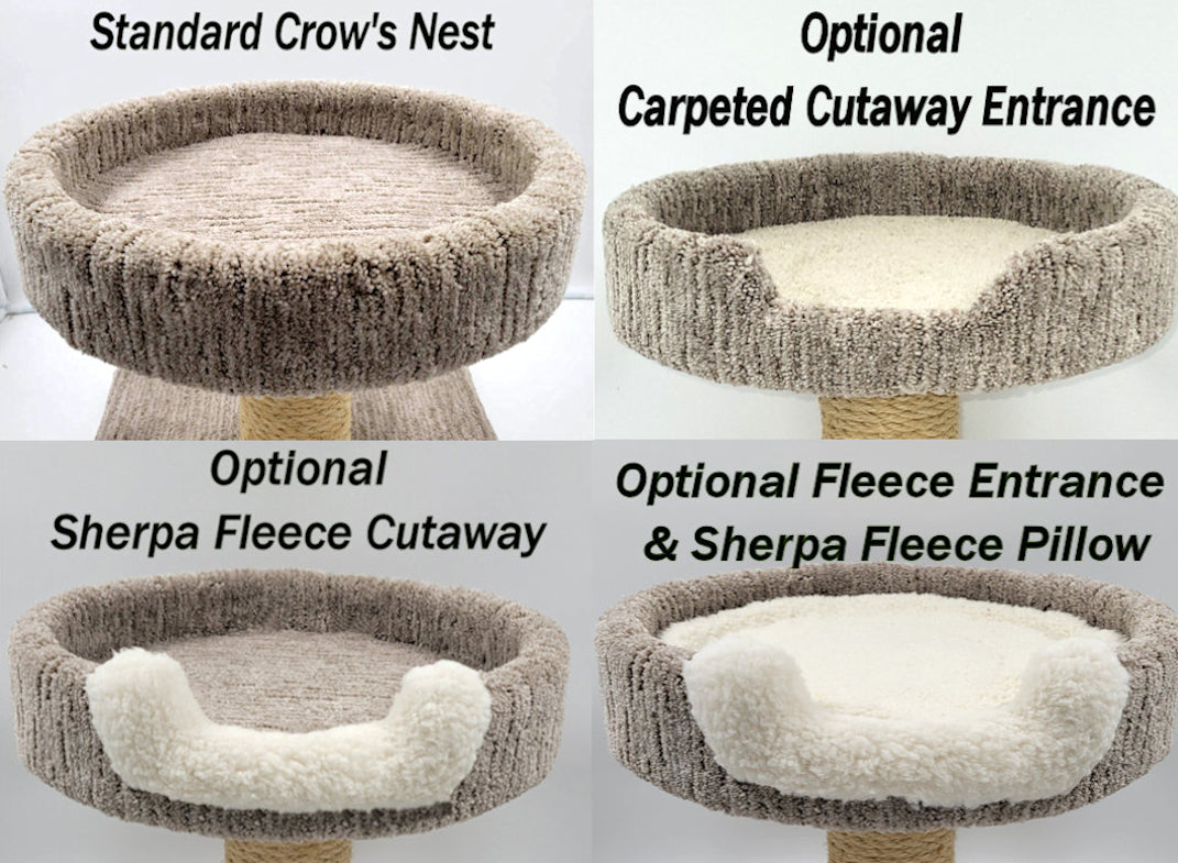 8x18x5 Crow's Nest - Rounded Platform with Sidewalls