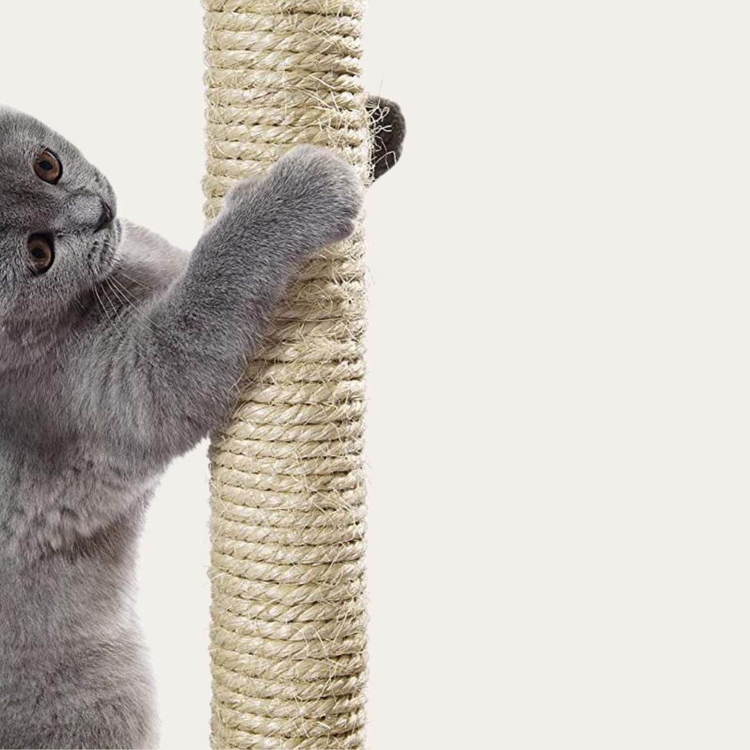 Go Pet | Trixie | Jump | Tiger Tough | Catry | Heybly | Feandrea | BeWise Cat Trees Cat Tree Replacement Post - Sisal Wrapped - 15" to 20.6" Tall