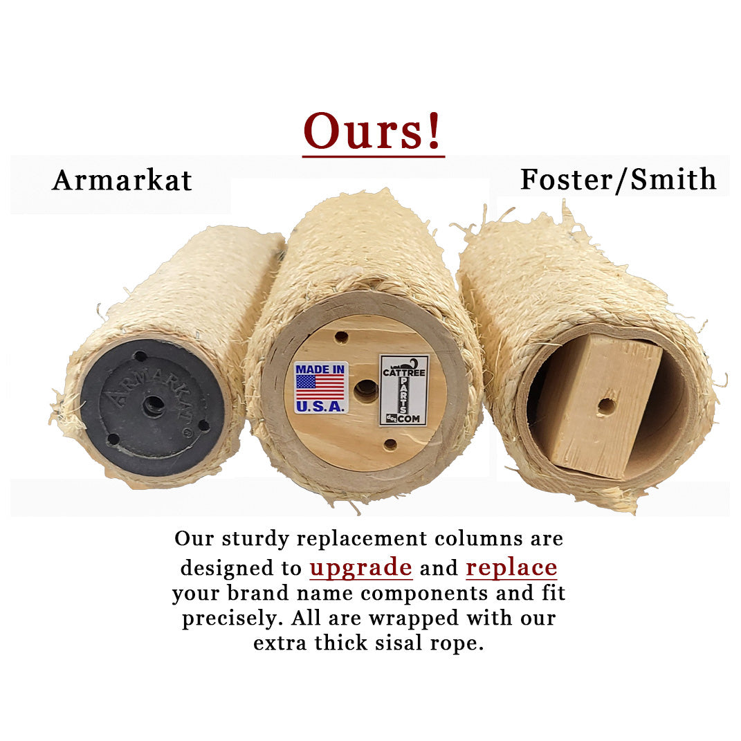 Sisal Rope Wrapped Cat Scratching Replacement Posts - Fits Armarkat ...