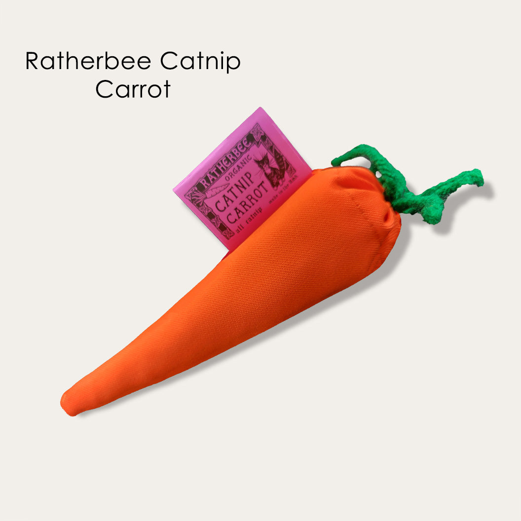 Ratherbee's Organic Catnip Carrot Cat Toy